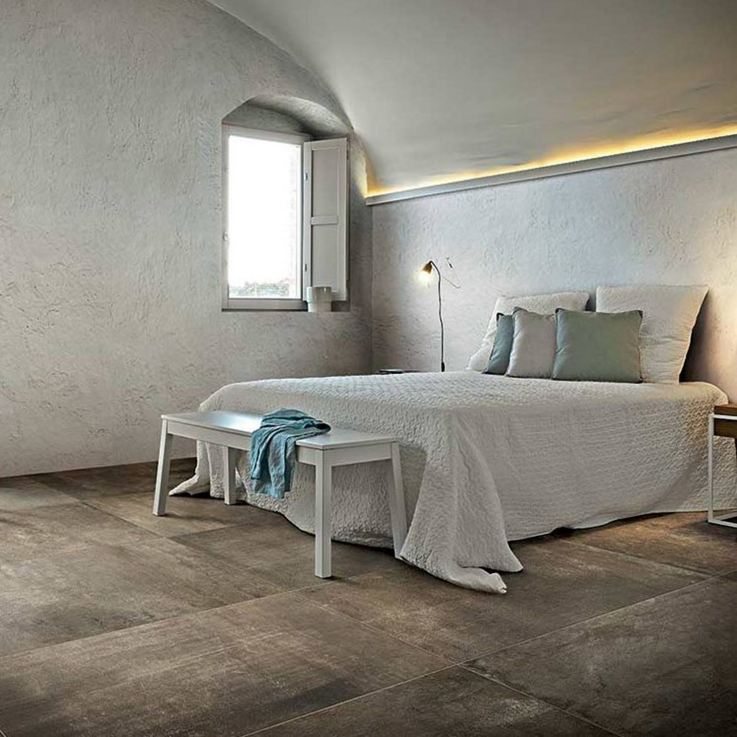 Vloertegel Douglas & Jones Matières de Rex Manor 40x80 cm Brun Mat Matieres