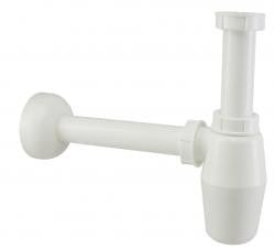 Wiesbaden PVC Bekersifon 5'4inch x32m Wit