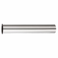 Chroom sifon-verlengbuis 20cm met kraag