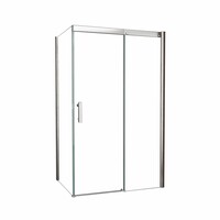 Douchedeur Softclose + Wand 1200X1000X2000 Chroom 8Mm Nano