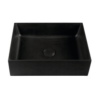 Opbouw Wastafel Sapho Formigo Rechthoek 47.5x36.5x13.5 cm Beton Antraciet