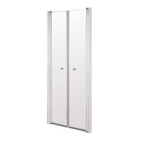 Nisdeur Pendeldeur Plieger Royal 6mm Glas 90x185cm Chroom