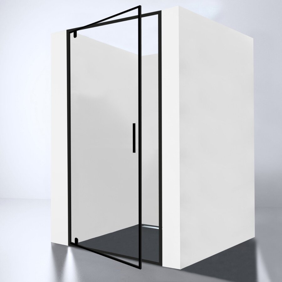 Nisdeur Best Design Baron 80x200 cm Nano Glas 8 mm Mat Zwart