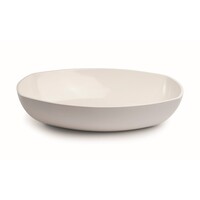 Opzetwastafel Luca Sanitair Danish Oval 57x38x13,5 Mineral Stone Glans wit OP=OP