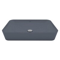 Opbouw Wastafel Creavit Juno 60x40cm Keramiek Mat Basalt