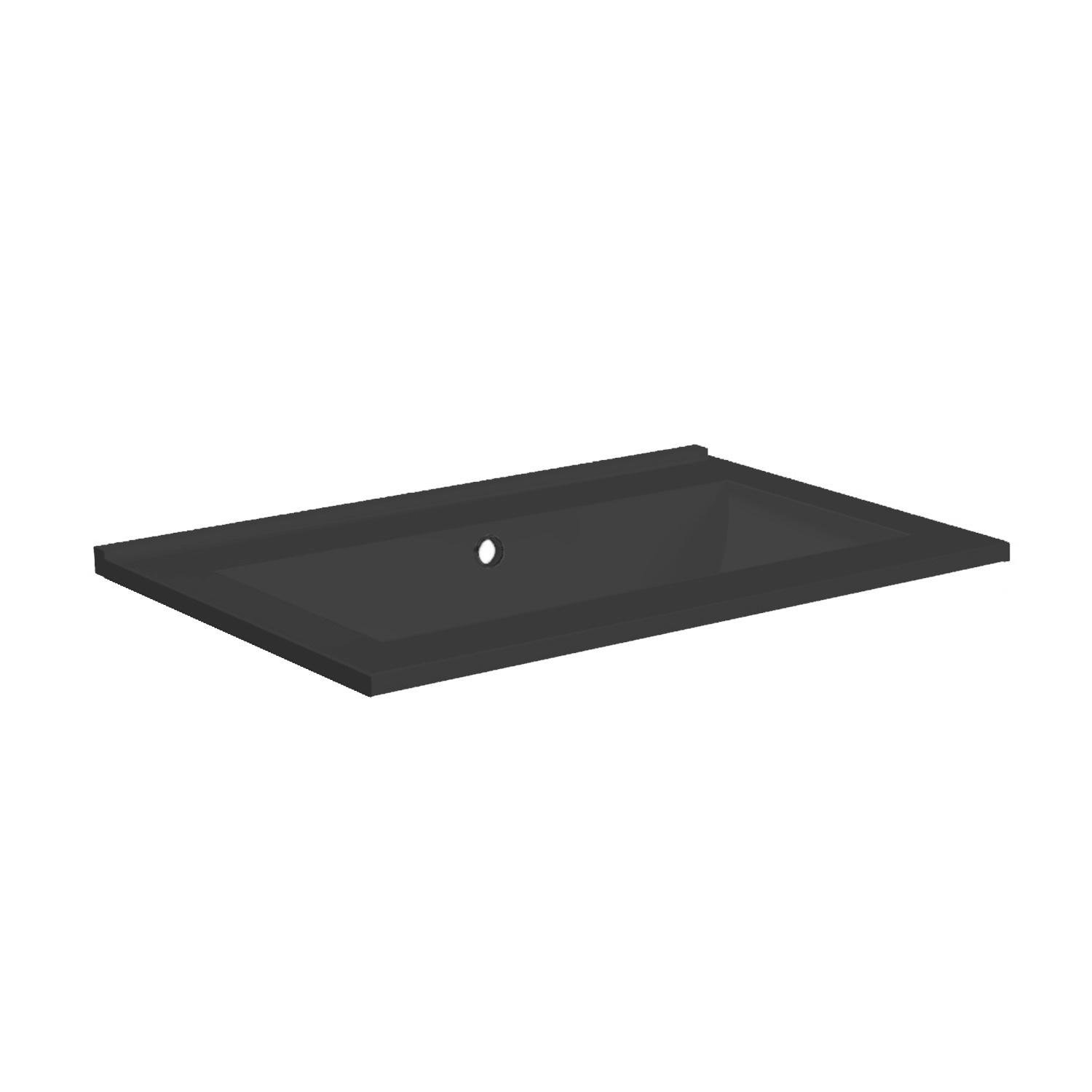 Gliss Design Paris 60 Wastafel Mat Zwart Gliss Design