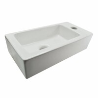 Fonteinset Chepri Mini Rechts 36X18X9 Cm Chroom (Keuze Uit 20 Kranen)