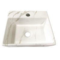 Fontein Wiesbaden Leto 33.5x29x11.5 cm Keramiek Carrara