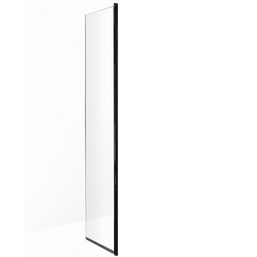 Aquasplash Draaibare Douchewand 45x200 cm 8mm NANO Glas Mat Zwart