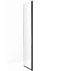 Aquasplash Draaibare Douchewand 30x200 cm 8mm NANO Glas Mat Zwart