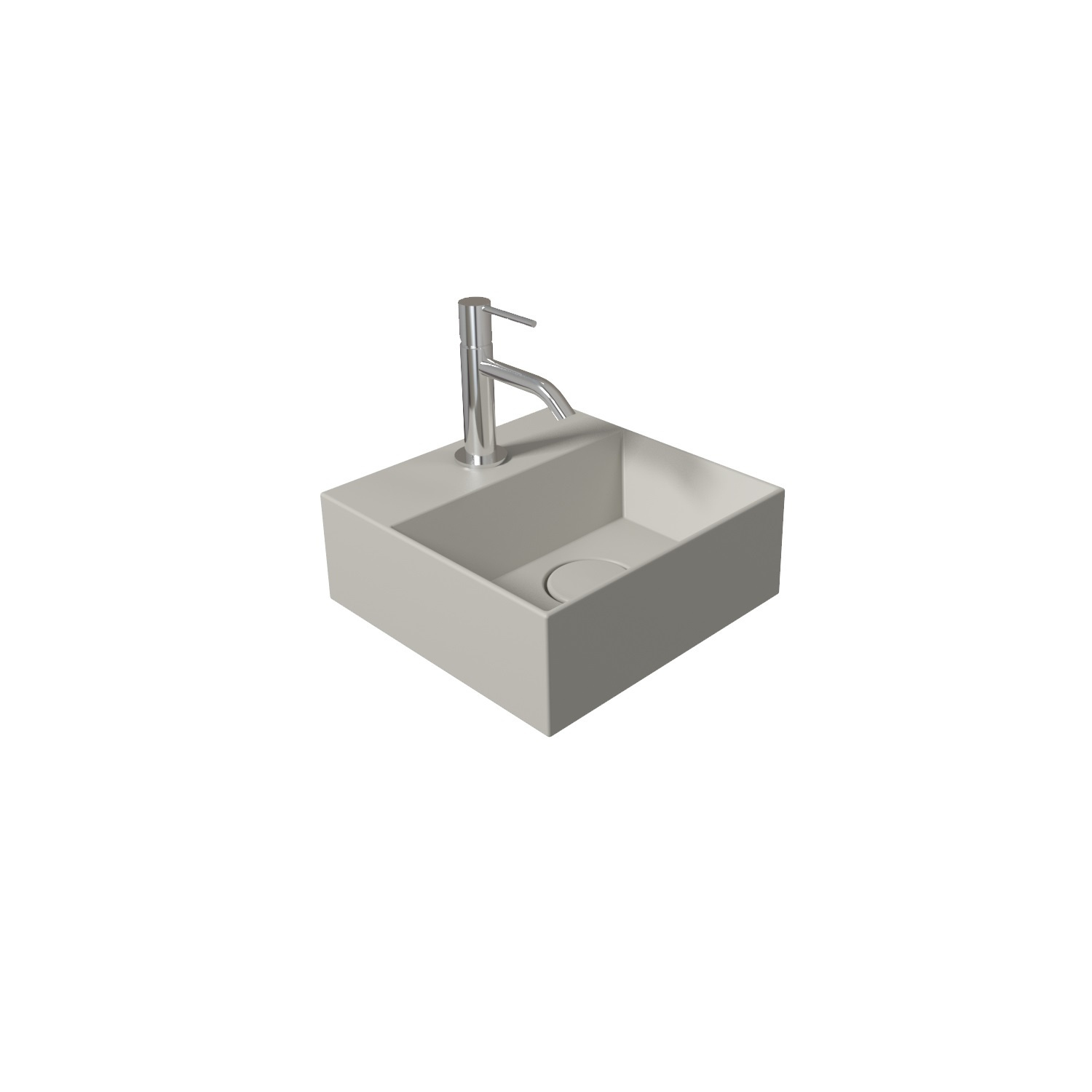 Salenzi Fontein Spy 30x30 cm Mat Grijs