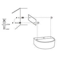 Fontein Differnz Demi 30x25x11cm Beton Donker Grijs