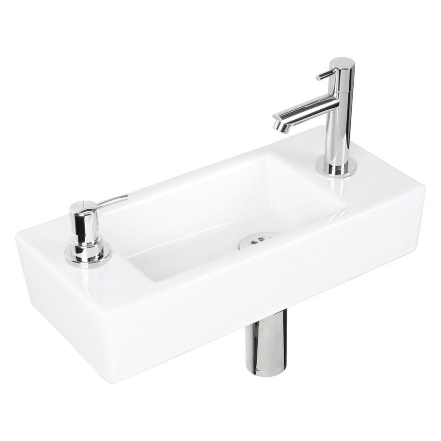 Fonteinset Differnz Sapon 44x18x9 cm Wit