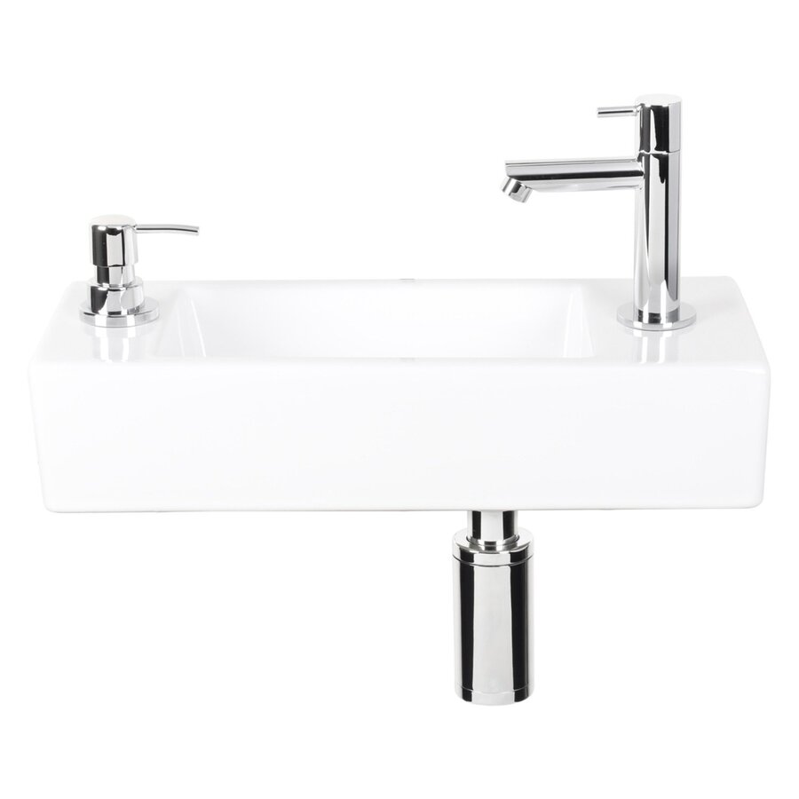 Fonteinset Differnz Sapon 44x18x9 cm Wit