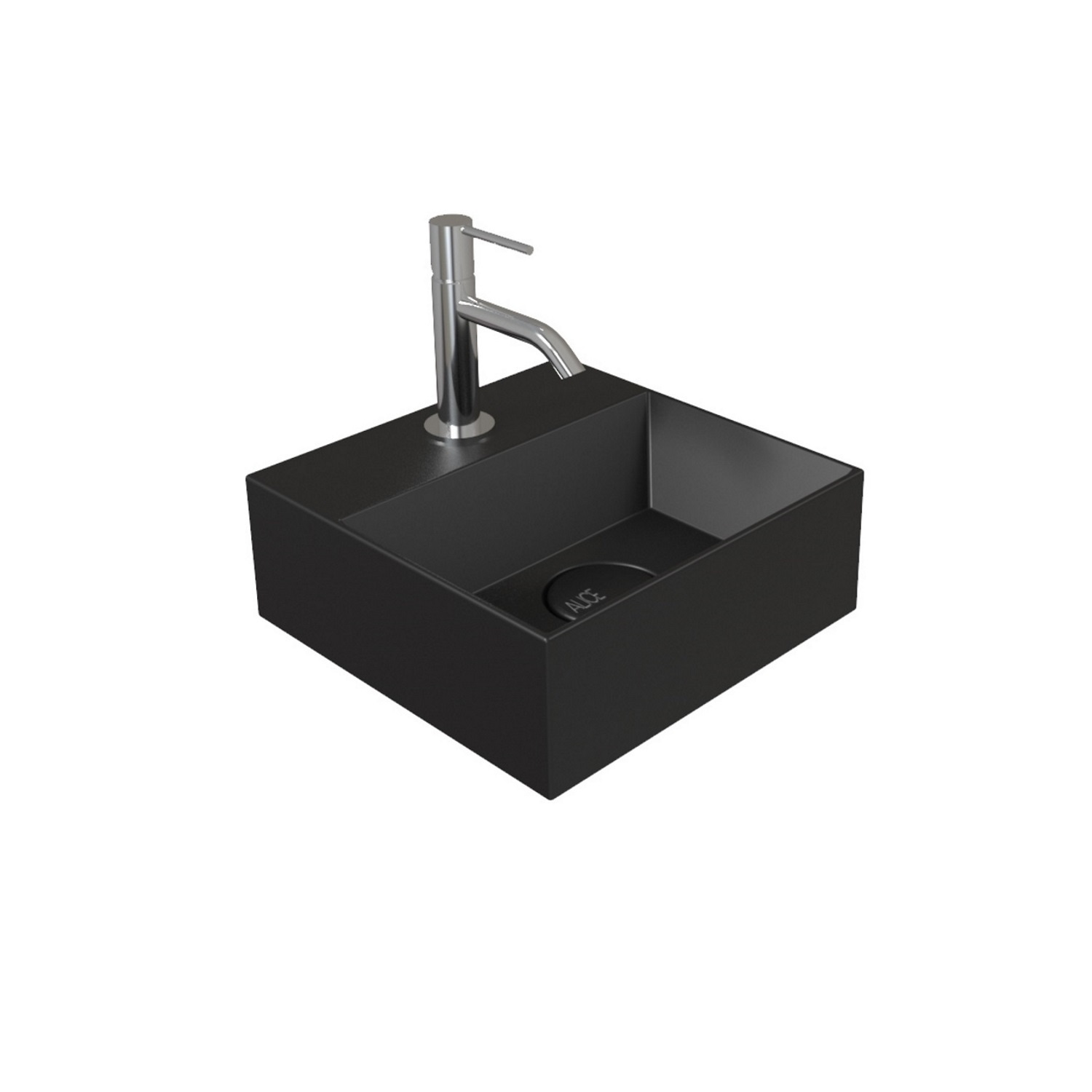 Salenzi Fontein Spy 30x30 cm Mat Zwart