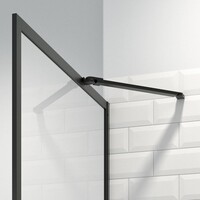 Sealskin Get Wet Contour Inloopdouche A3 100x200 cm 6mm Helderglas Mat Zwart