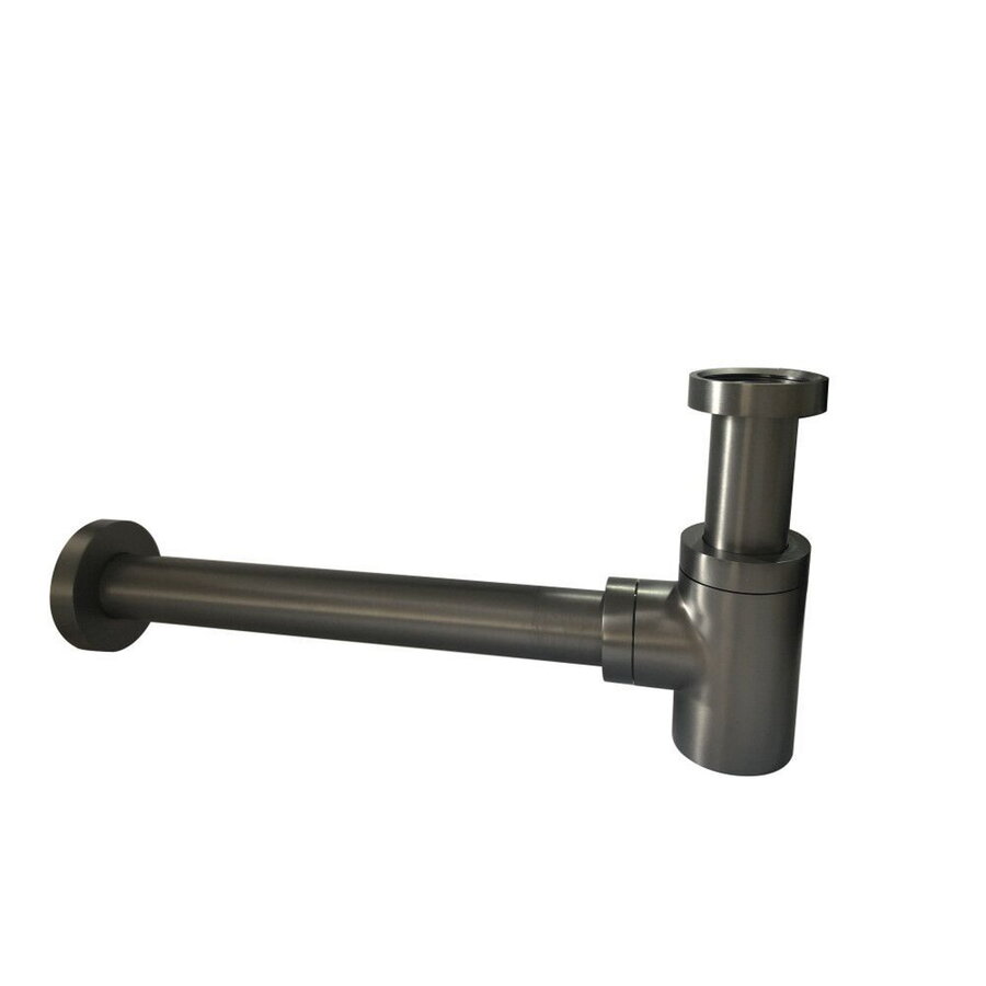 Fonteinset Mat Wit Wiesbaden Color Gun Metal (kraangat links)