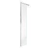 Van Marcke Zijwand Inloopdouche Van Marcke Go Linard 50x200 cm 8 mm EasyClean Profielloos Chroom