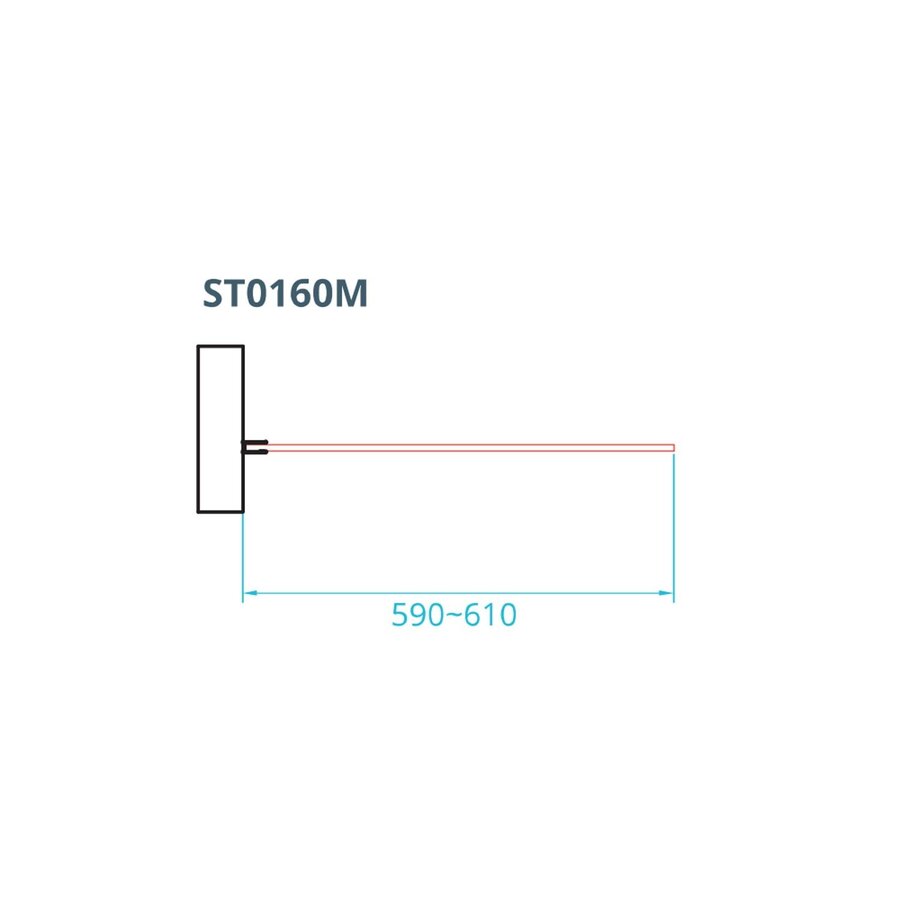 Inloopdouche Van Rijn ST01 Zonder Stabilisatiestang 60x200 cm Helder Glas 8 mm Chroom