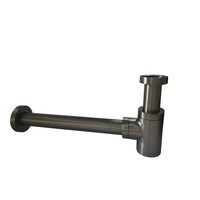 Fonteinset Carrara Marmerlook Wiesbaden Color Gun Metal (kraangat rechts)