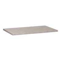 Wastafelblad Beton 80.5x45.7x2.5 cm Beton Grijs