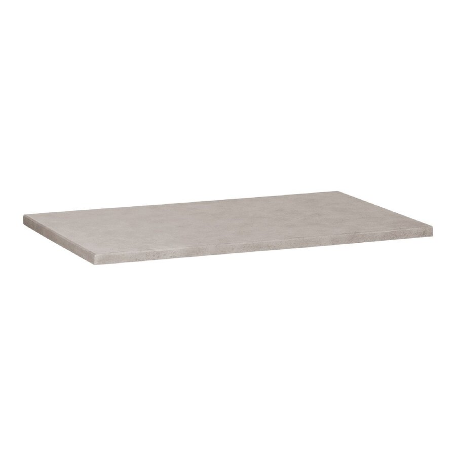 Wastafelblad Beton 80.5x45.7x2.5 cm Beton Grijs