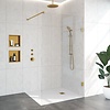 Inloopdouche Compleet Just Creating Profielloos 120 cm Goud