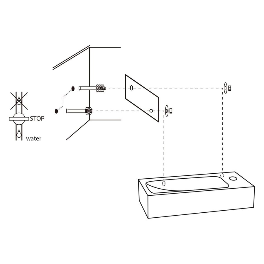 Fontein Differnz Doni 36x16x8cm Donker Beton