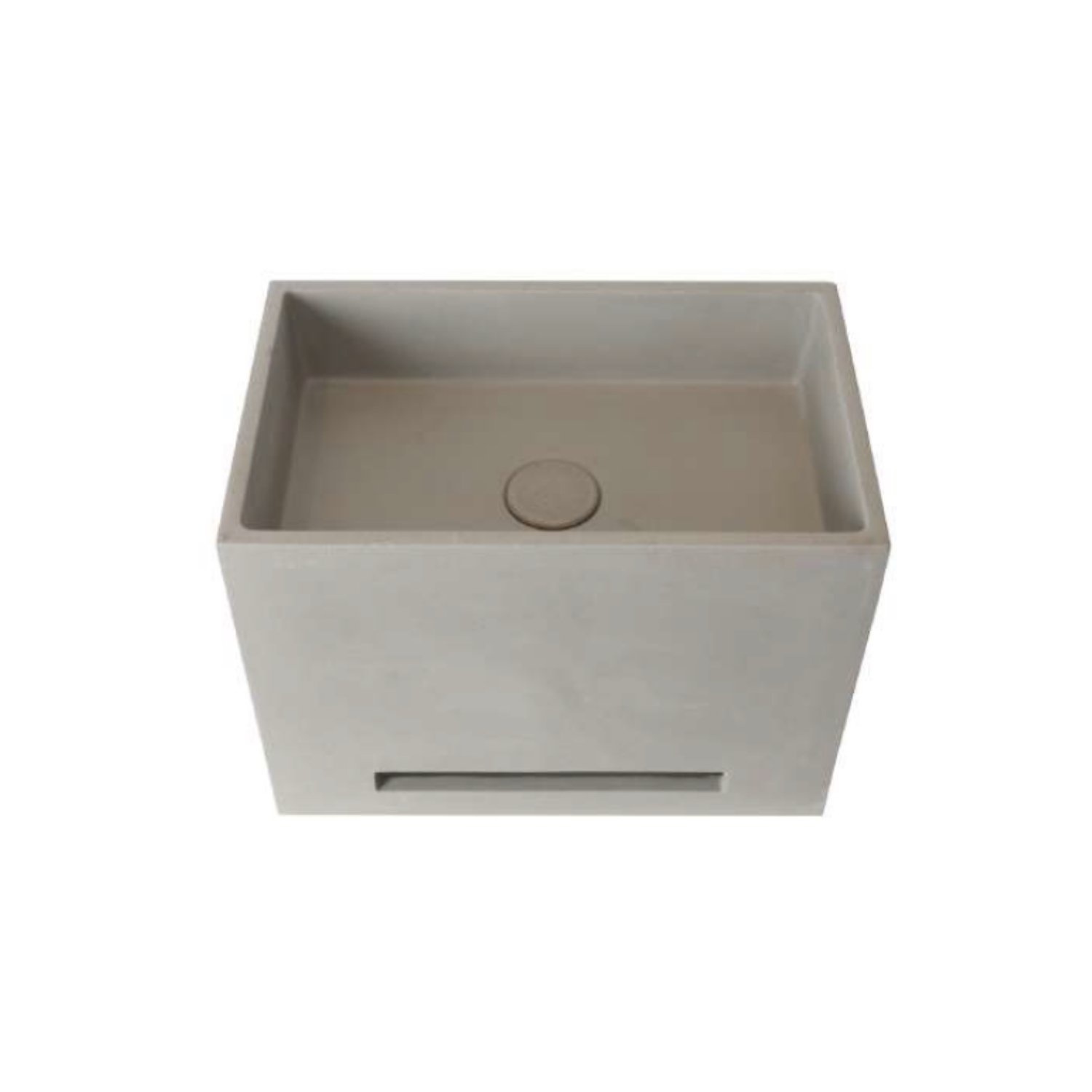 Fontein Ideavit Idea.Wall 40x25x30 cm Rechthoek Beton Grijs/Bruin Ideavit