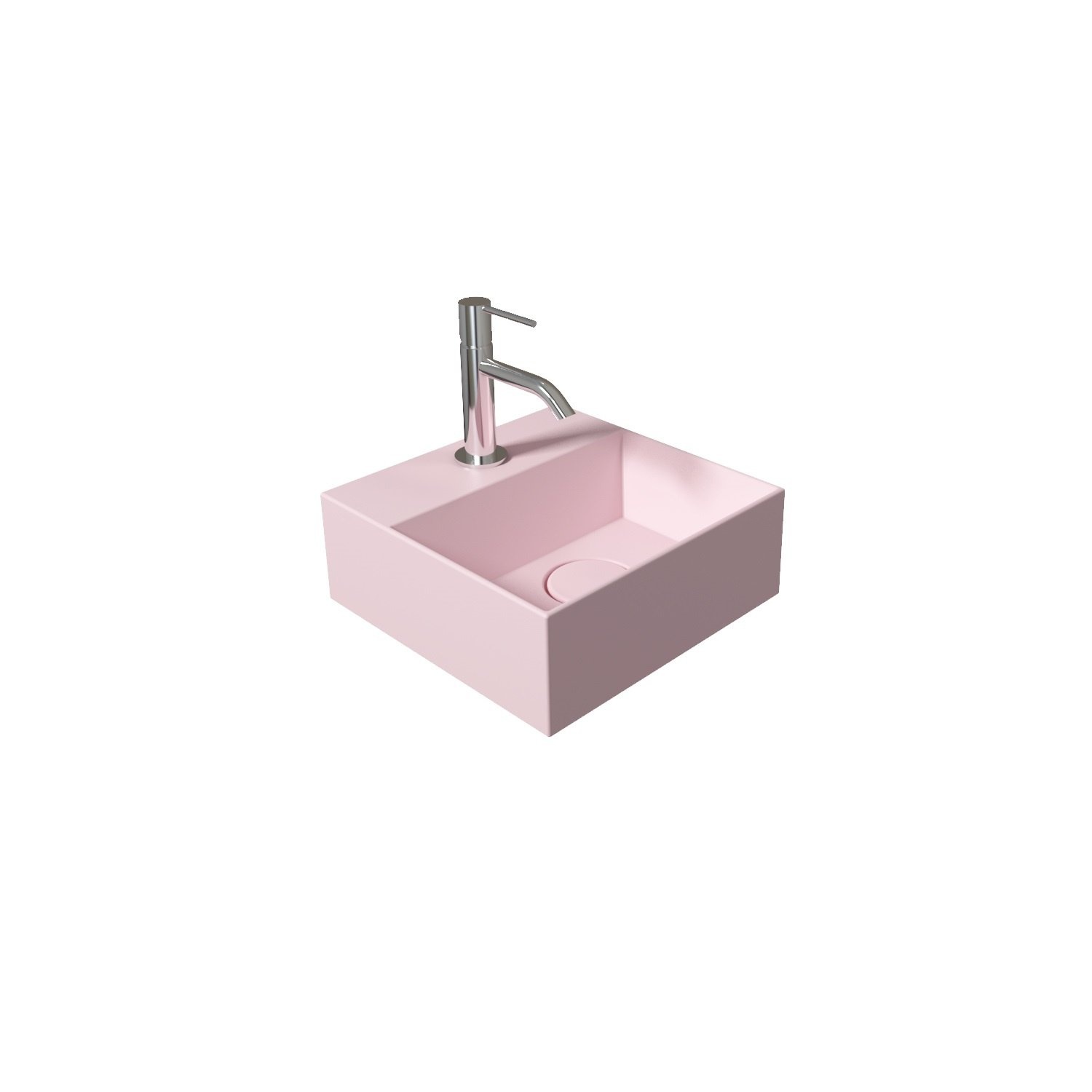 Salenzi Fontein Spy 30x30 cm Mat Roze