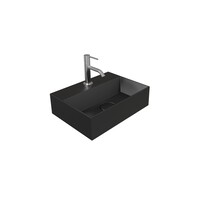 Salenzi Fonteinset Spy 40x30 cm Mat Zwart (Keuze uit 8 kranen in 4 kleuren)