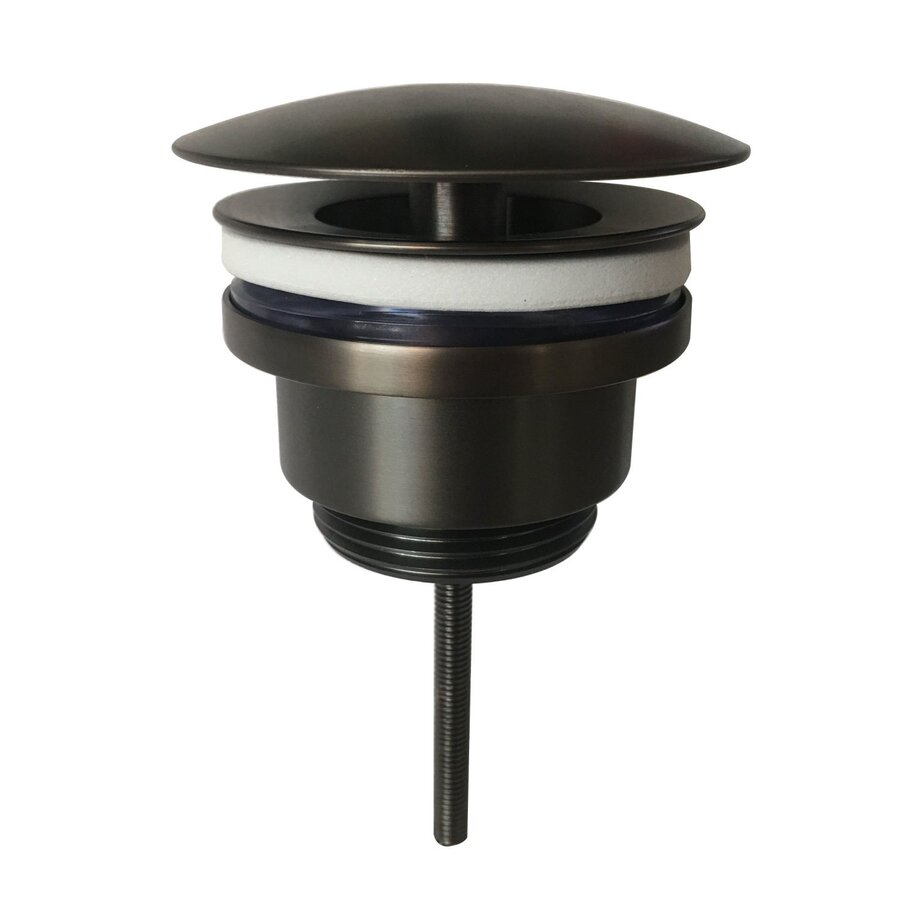 Fonteinset Carrara Marmerlook Wiesbaden Color Gun Metal (kraangat links)