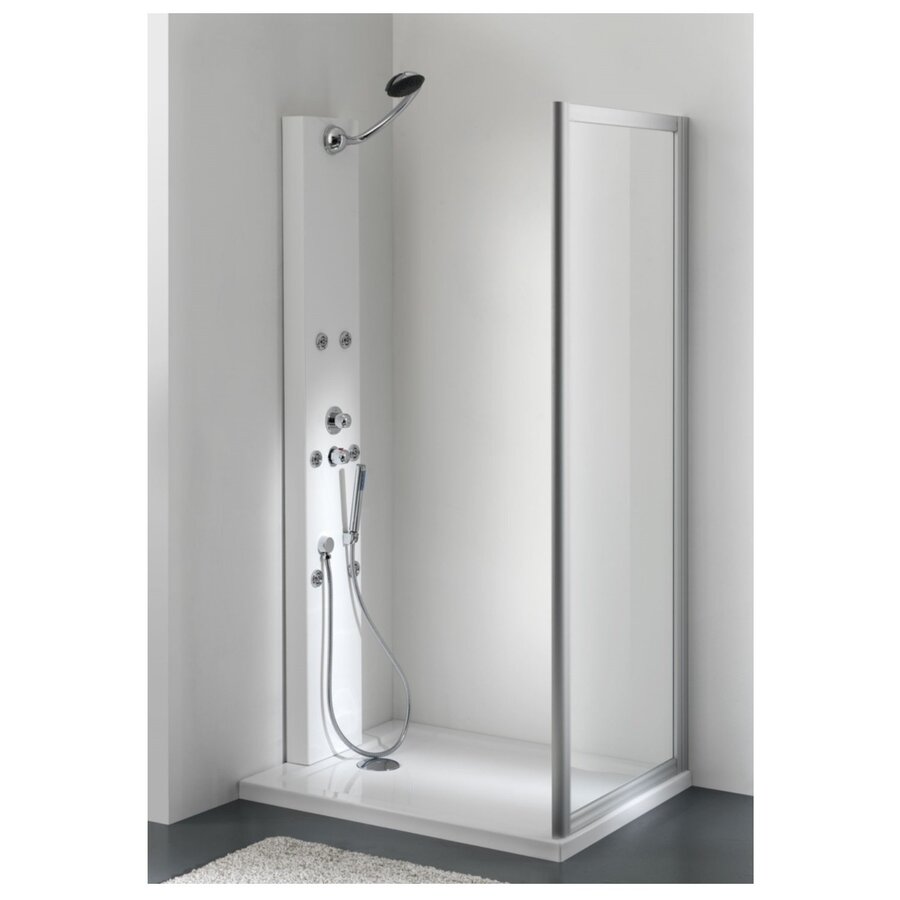 Inloopdouche Zijwand Plieger Class 3mm Glas 90x185cm Wit