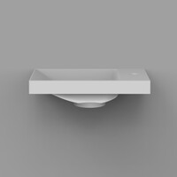 Fontein Boss & Wessing Rechthoekig Cast Marble 40x22x10.6 cm Mat Wit