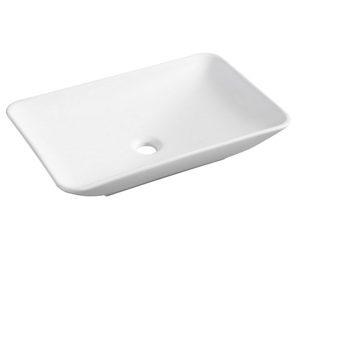 Wiesbaden Opzetwastafel Kar� 58x36x11,5 cm Mat Wit