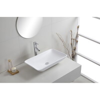 Opzetwastafel Wiesbaden Kar� 58x36x11,5 cm Mat Wit