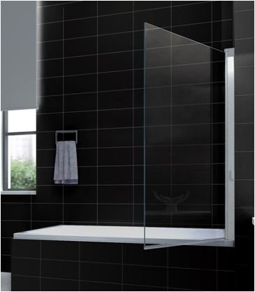 Wiesbaden draaibare badwand 800x1500 6 mm NANO chroom