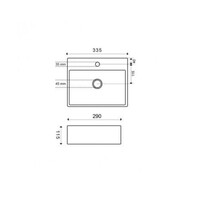 Fonteinset Carrara Marmerlook Wiesbaden Color Messing Goud (kraangat midden)
