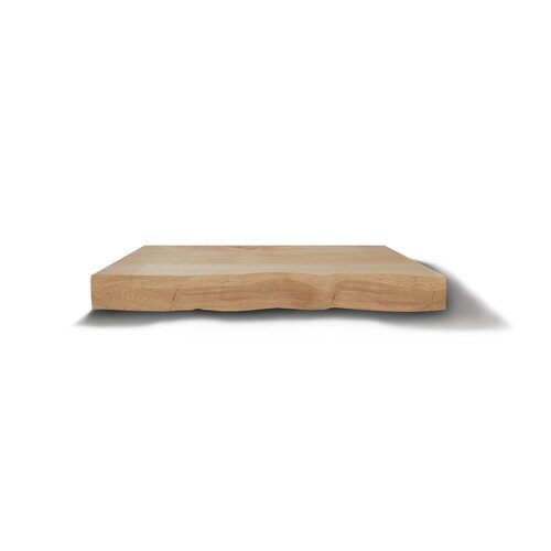 Wastafelblad Gliss Design Massief Hout Zonder Boomschors 120 cm Natuurlijke Olie 