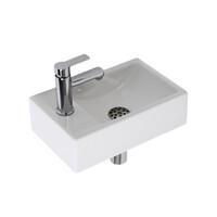 Plieger Fonteinset Houston Wit 37x23CM Kraangat Links