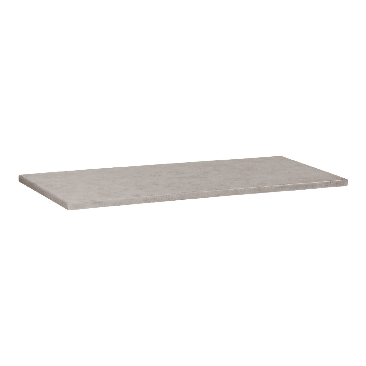 Wastafelblad Beton 99.5x45.7x2.5 cm Beton Grijs Sanitop