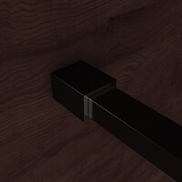 BWS Inloopdouche Met Zwart Muurprofiel 90x200cm Safety Glass En Nano Glas 10mm