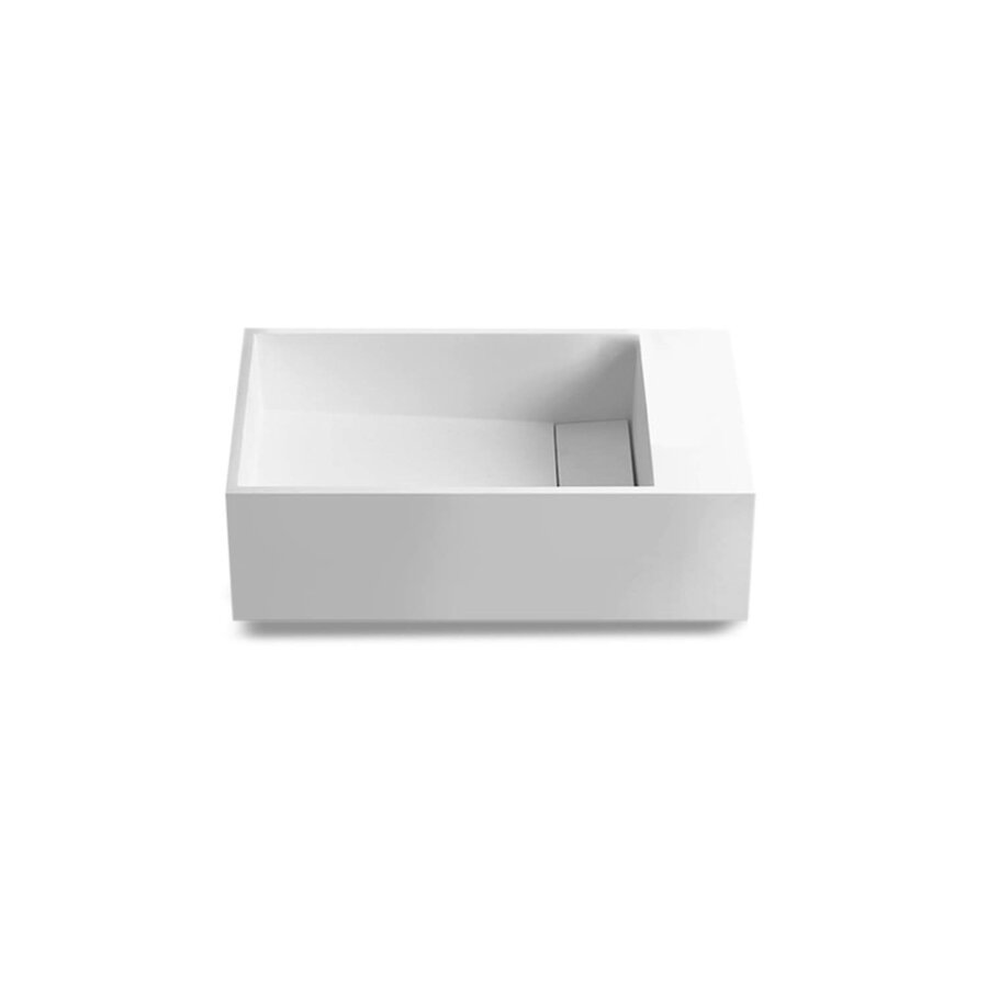 Fontein EH Design Veneto Solid Surface 400x220x100 mm Mat Wit