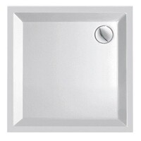 Kwadrant Kunststof Douchebak Vierkant 80X80X5 Cm Wit
