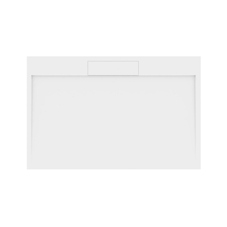 Douchebak Marmer Sapho Irena 120x80x3.5 cm Rechthoek Wit