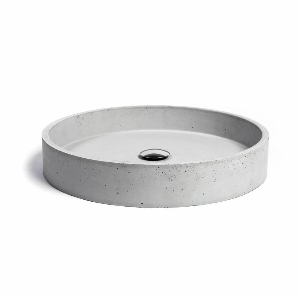Urbi et Orbi Opzet Wastafel Circum Beton 48x10 cm - Antraciet