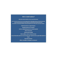 Wastafel Best Design Opera-120 Just-Solid 120x50x11 cm Mat Zwart