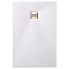 Boss & Wessing Douchebak Slab Standaard Stone 2 Wit 90x180 cm