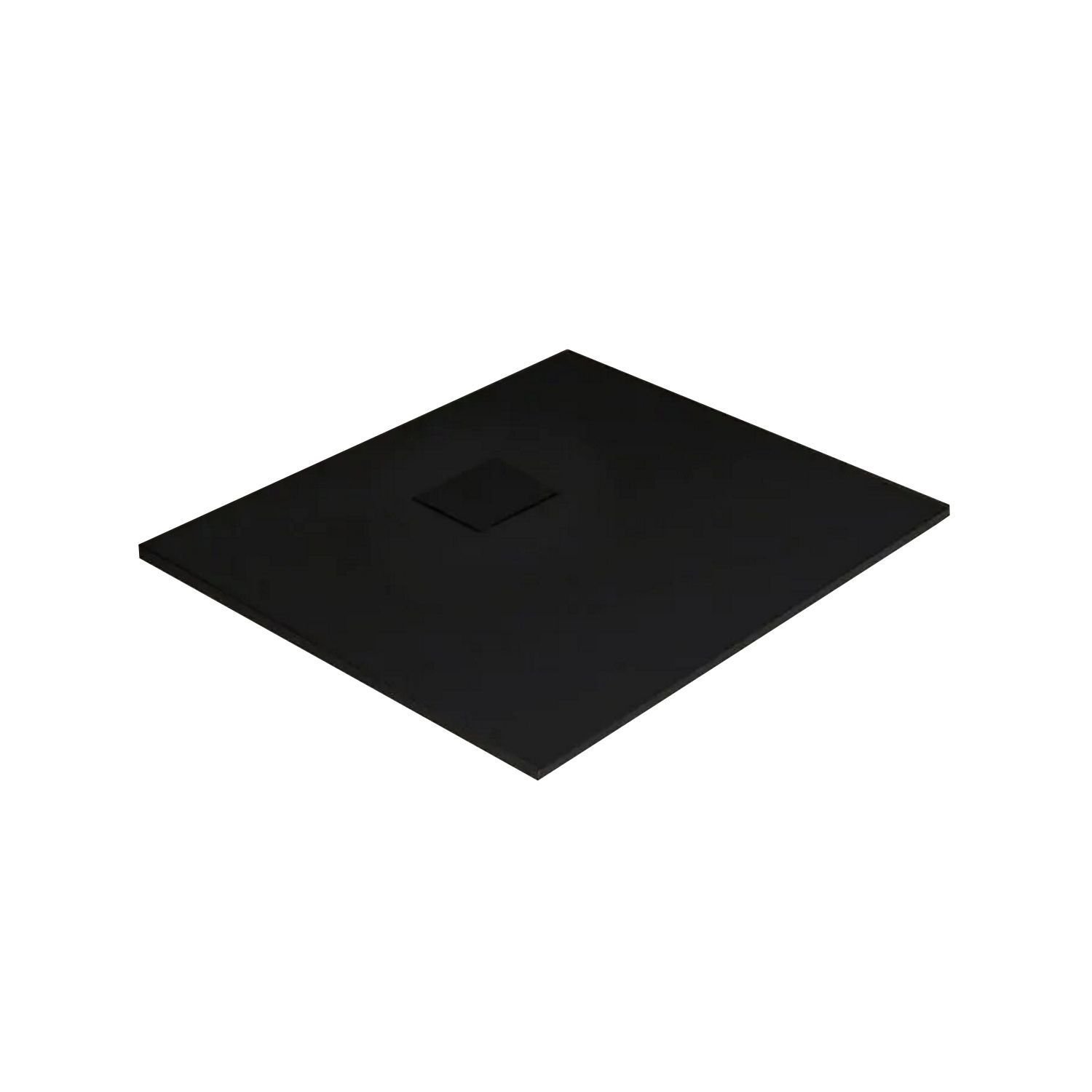 Douchebak AquaSplash Naxos SMC 90x90 cm Stone-look Mat Zwart Aquasplash
