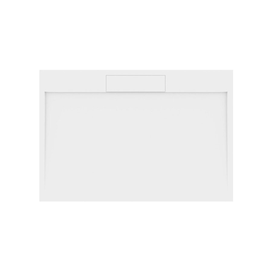 Douchebak Marmer Sapho Irena 130x90x3.5 cm Rechthoek Wit